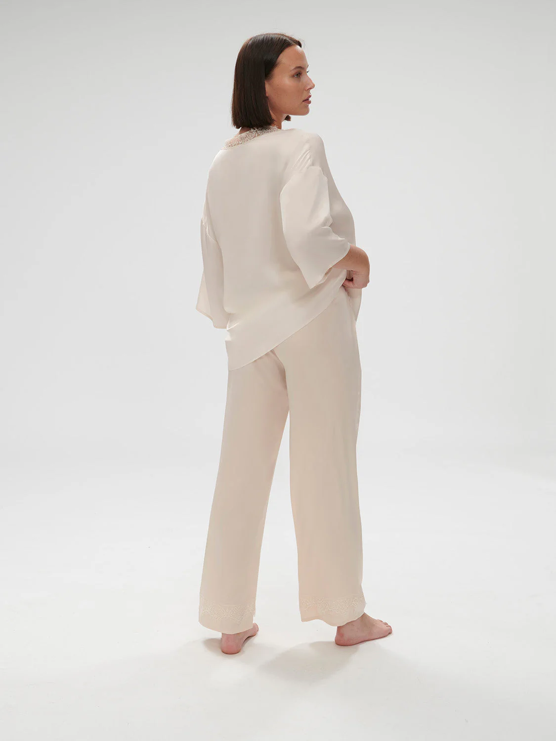 3/4 Sleeve Top - Sakura pink - Image 10