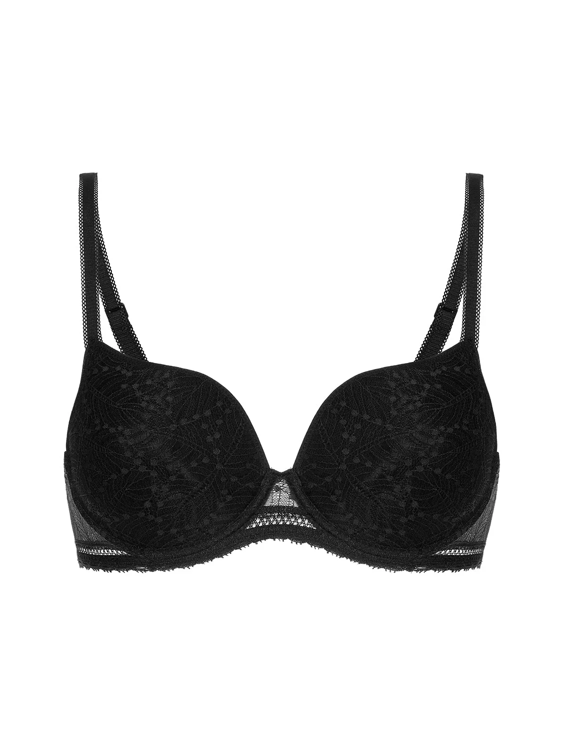 3D plunge bra - Black - Image 6