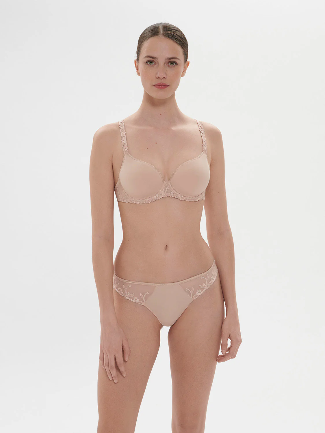 3D plunge bra - Peau rosée - Image 6