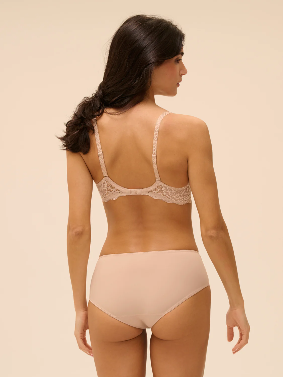 3D plunge bra - Peau rosée - Image 5