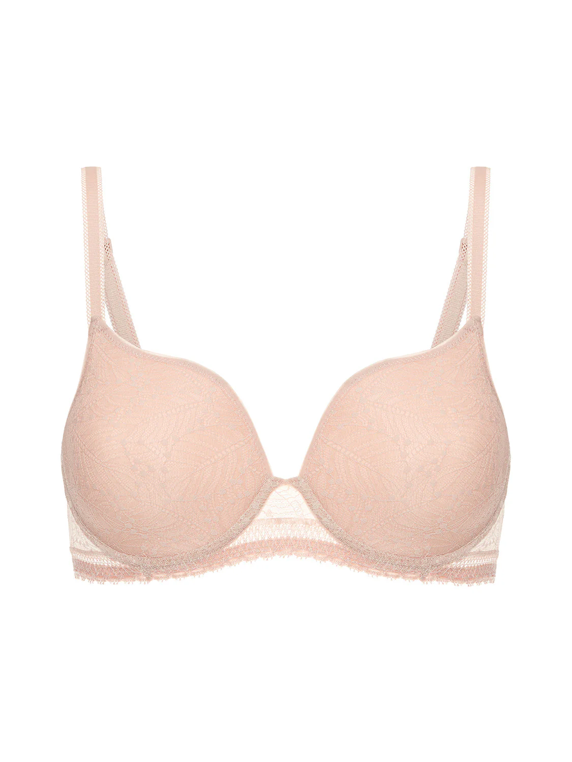 3D plunge bra - Sand light pink - Image 10