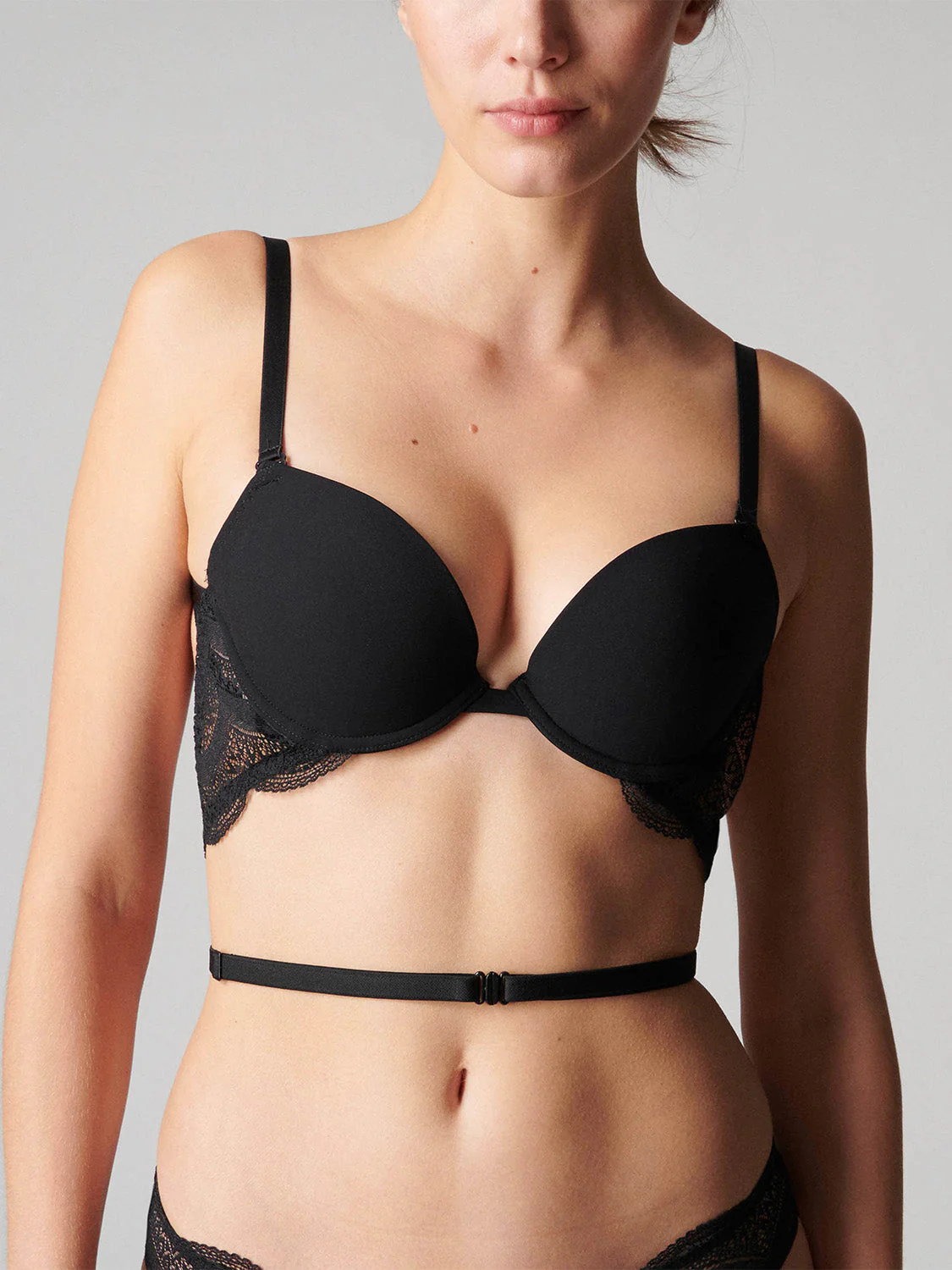 Backless Multi-position Bra - Black - Image 3