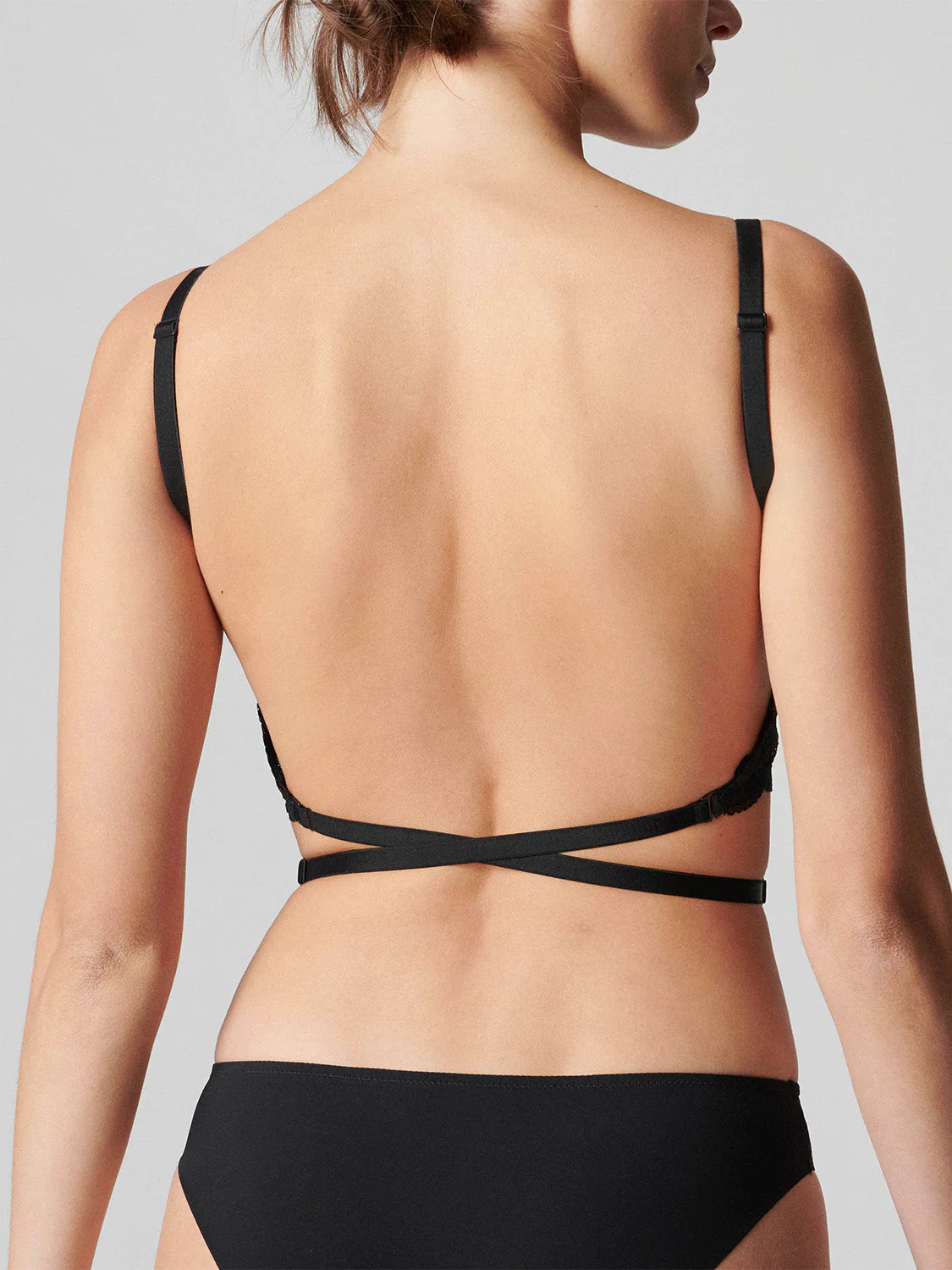 Backless Multi-position Bra - Black - Image 5