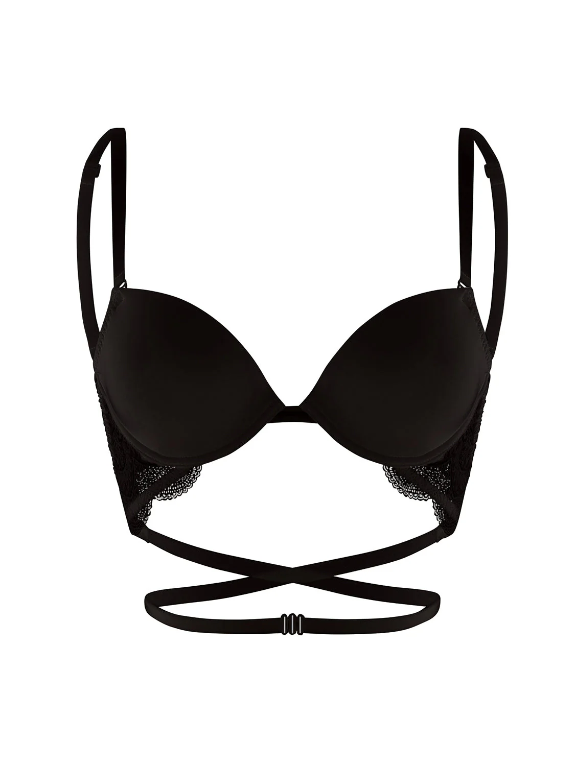 Backless Multi-position Bra - Black - Image 6