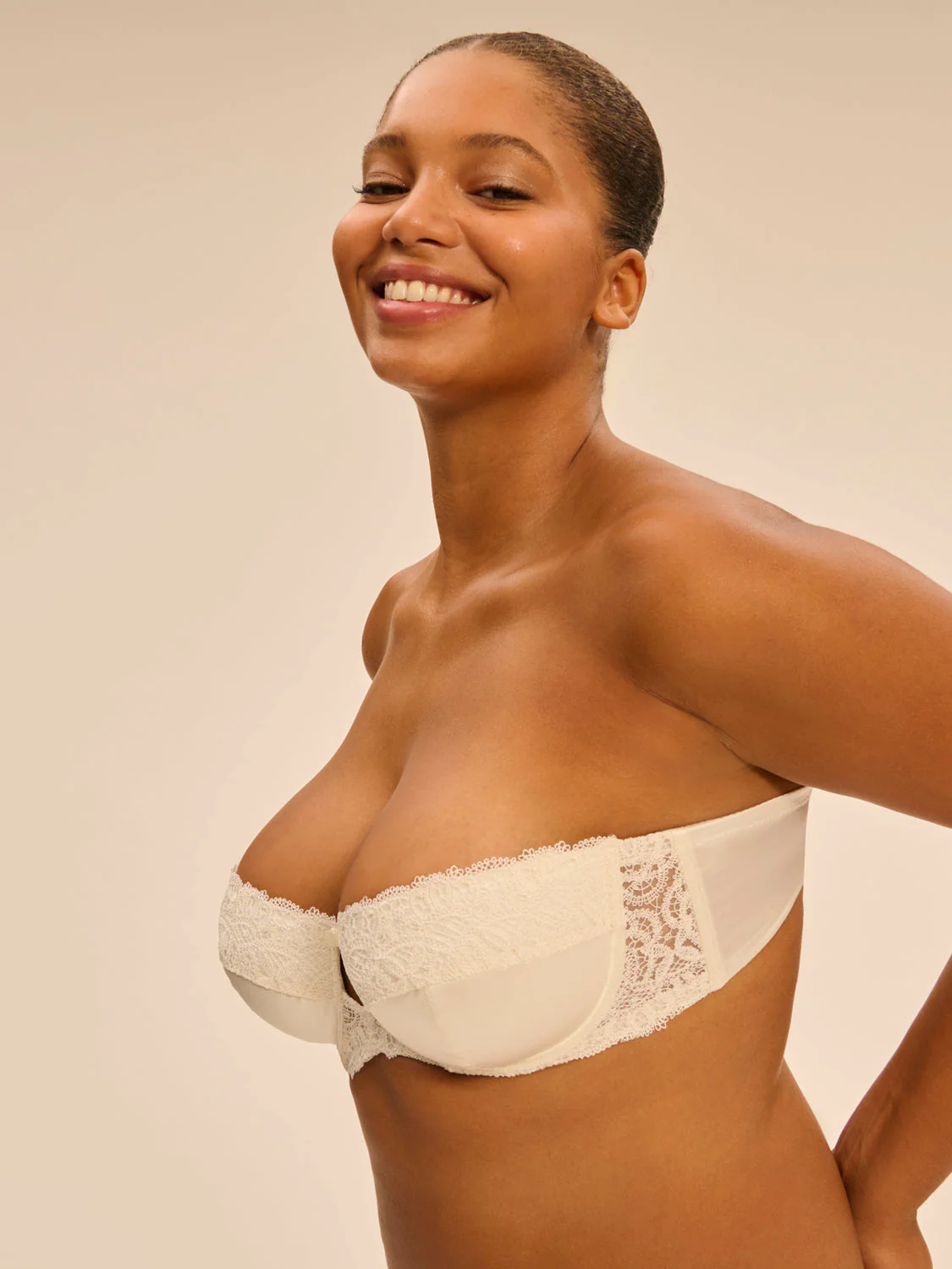Bandeau bra - Natural - Image 10