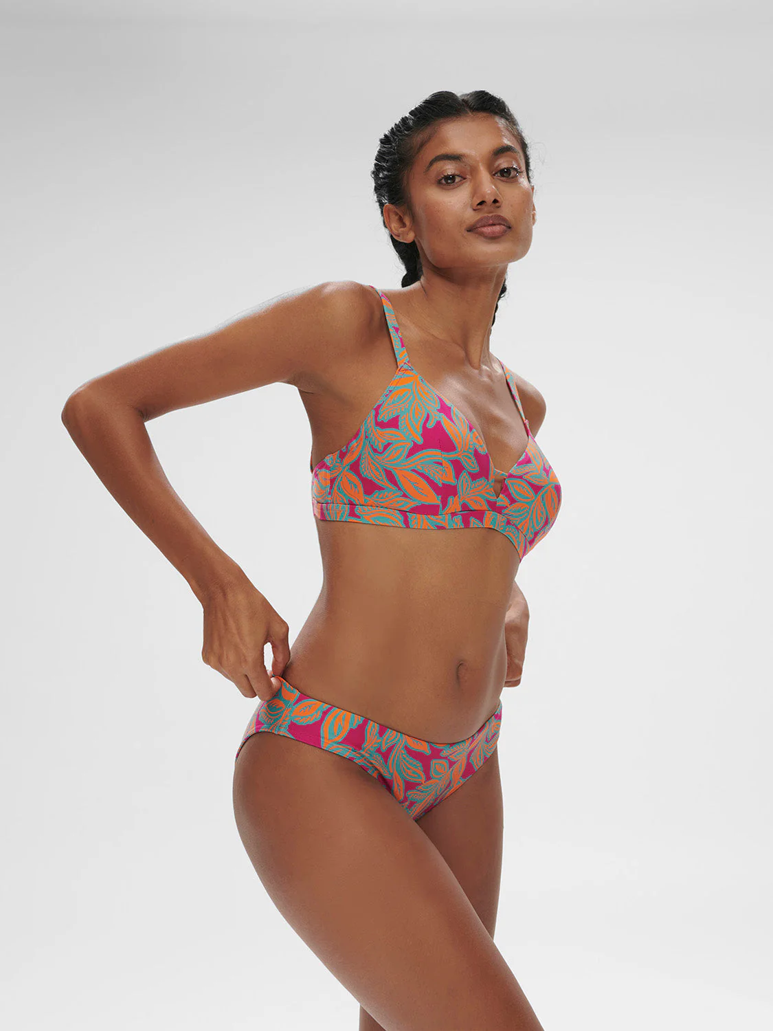 Bikini brief - Menara Pink Print - Image 3