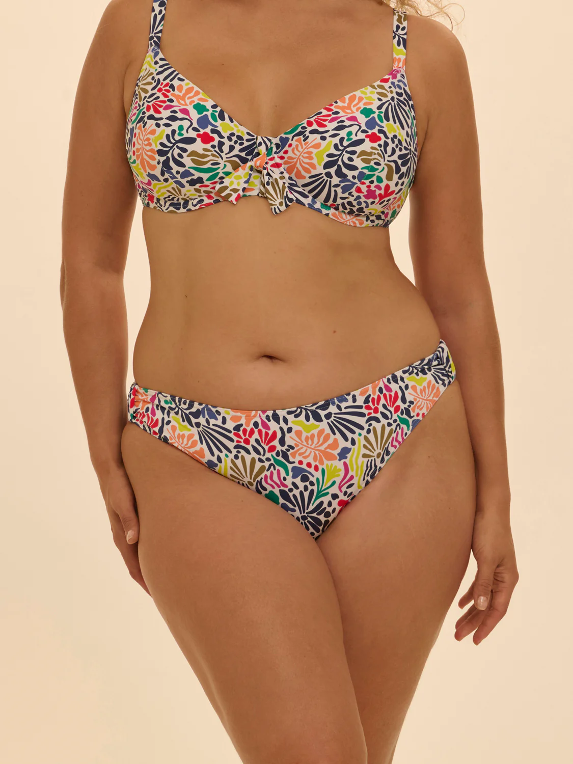 Bikini brief - Tropico white print - Image 6