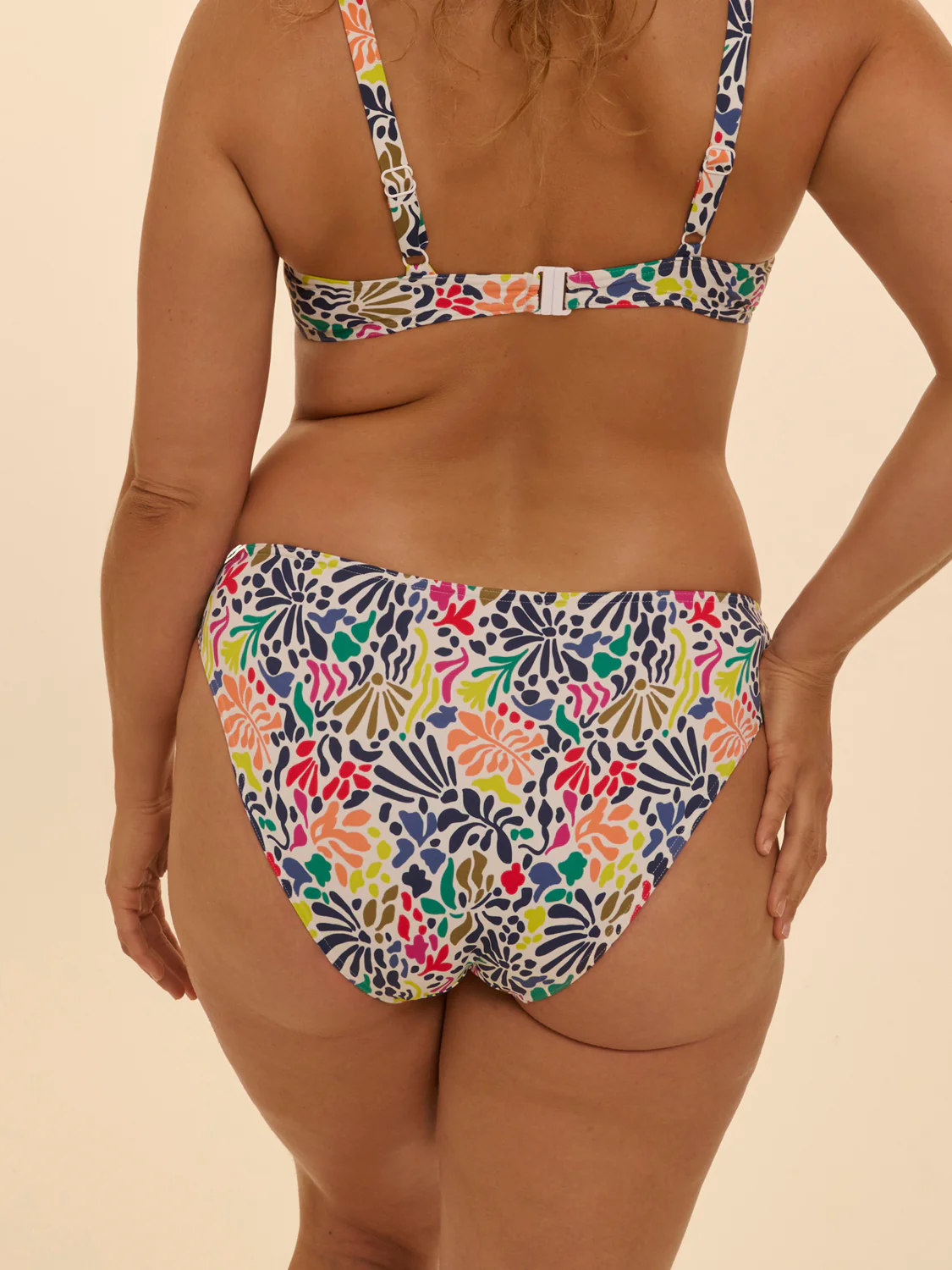 Bikini brief - Tropico white print - Image 7