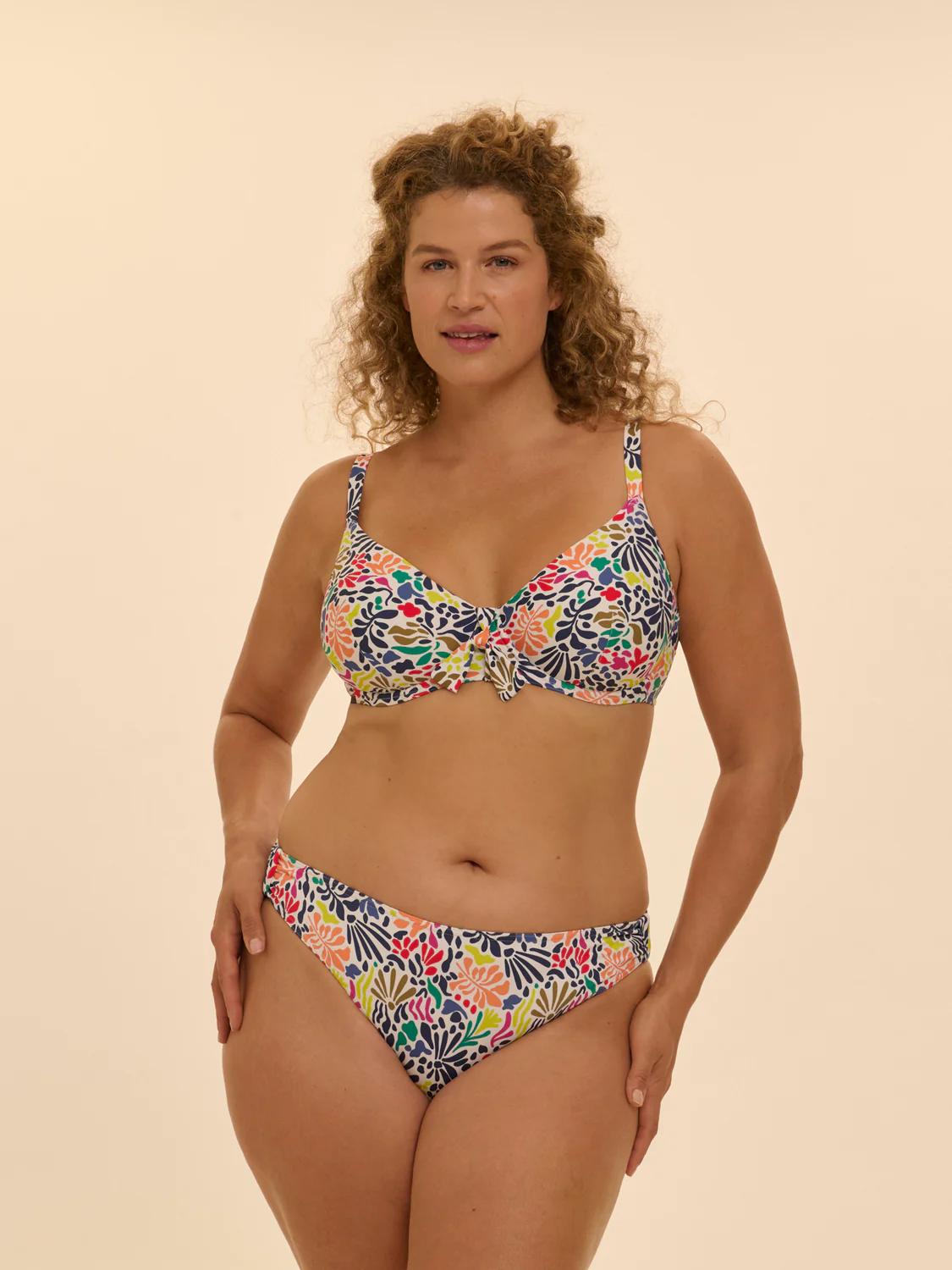 Bikini brief - Tropico white print - Image 8