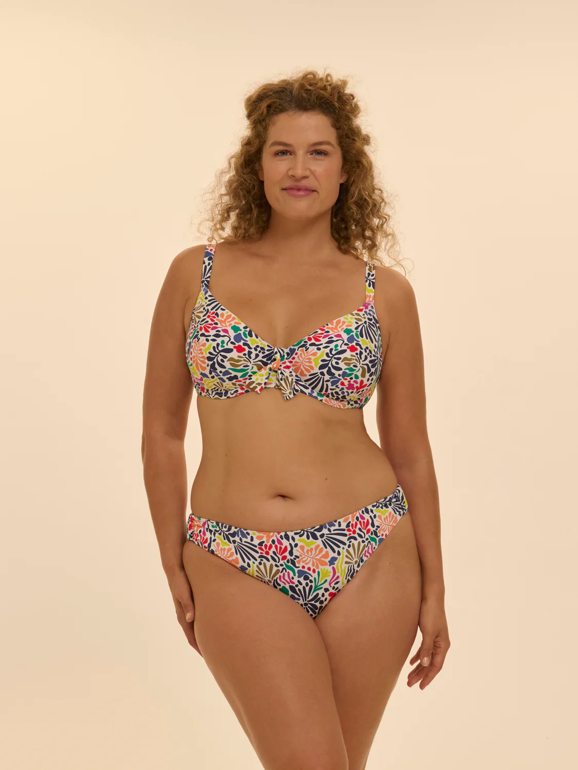 Bikini brief - Tropico white print - Image 9