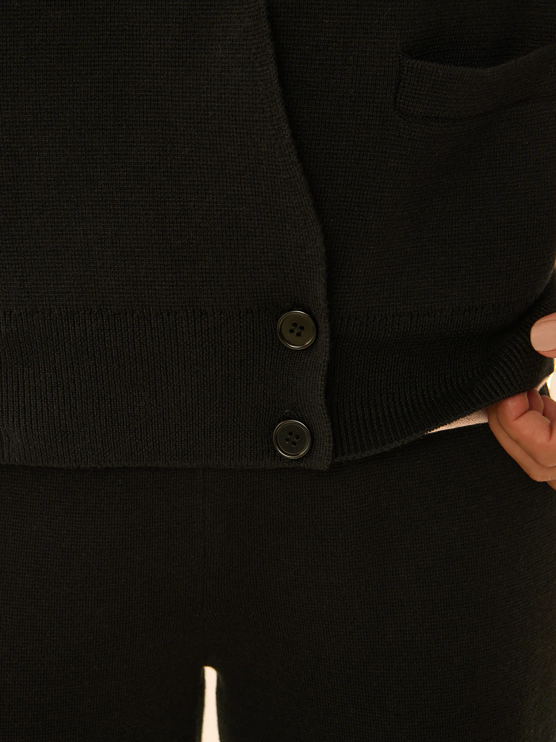 Cardigan - Black - Image 7