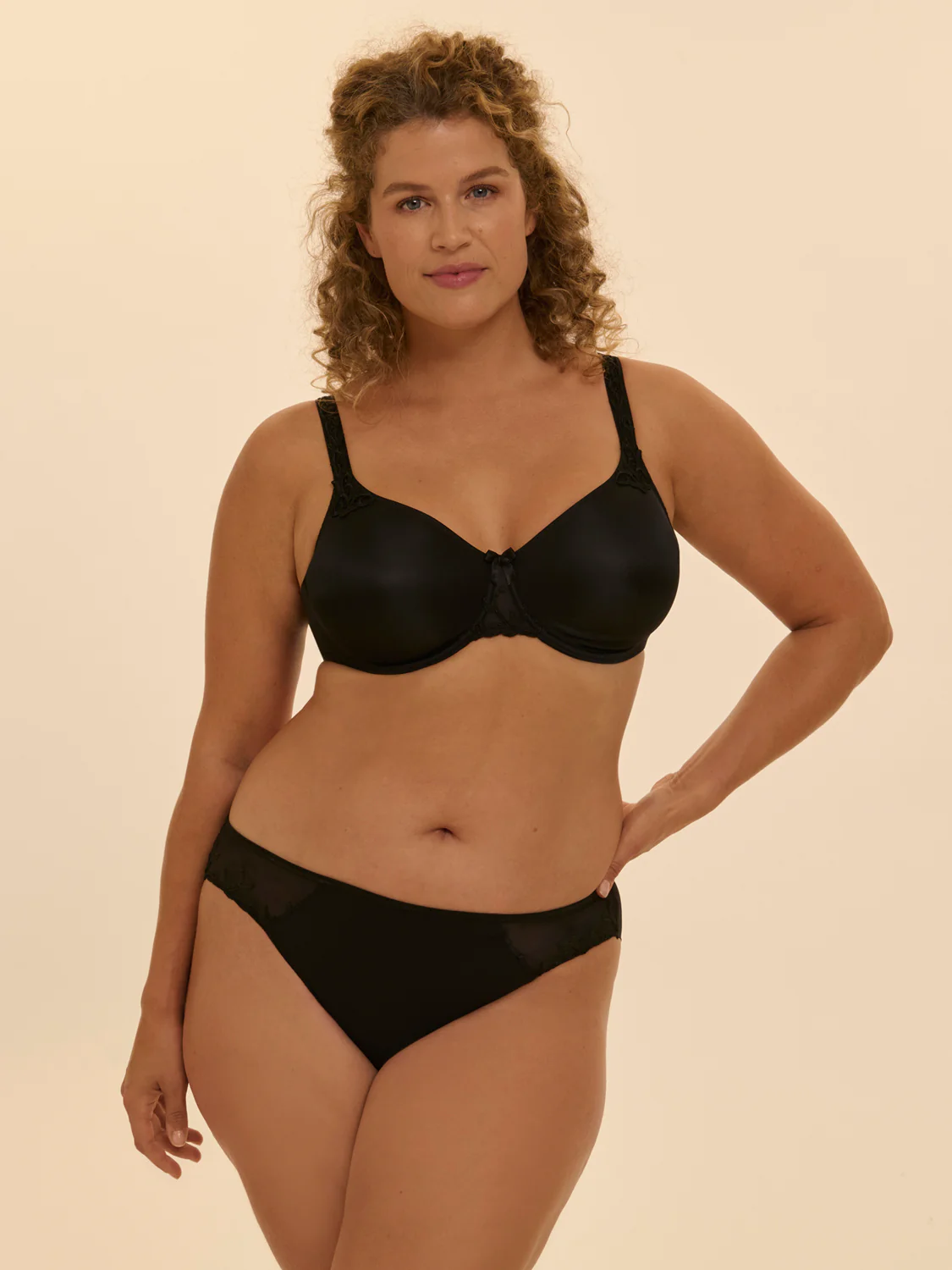 Cotton slip - Black - Image 9