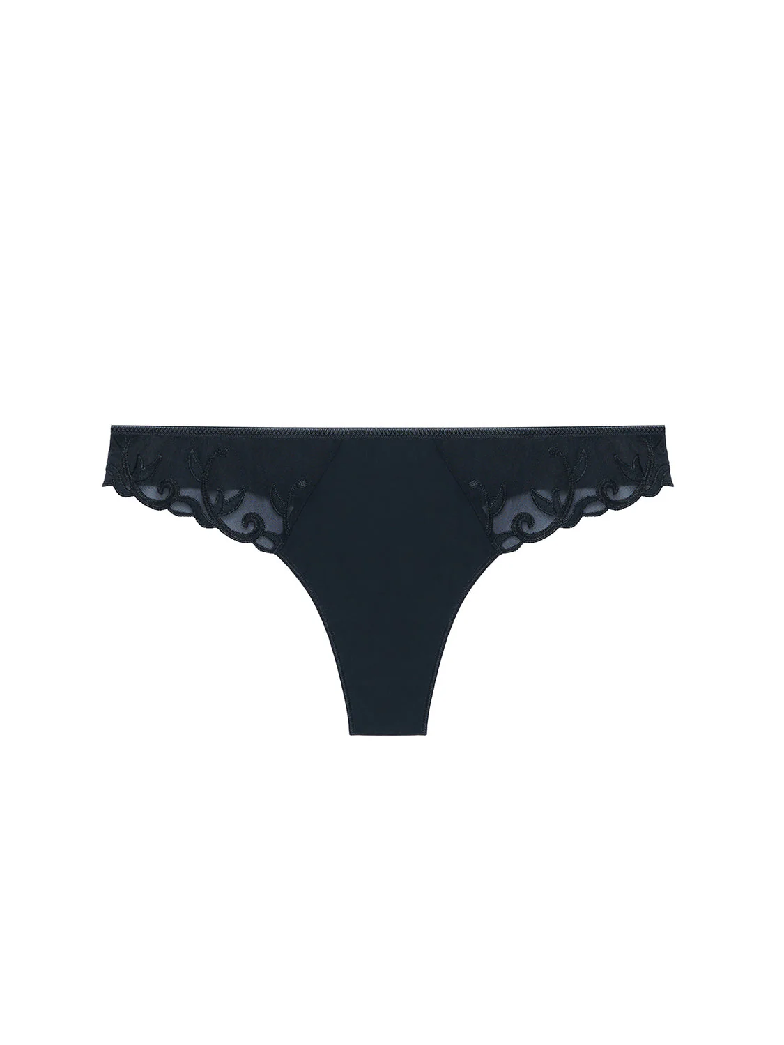 Cotton thong - Black - Image 6