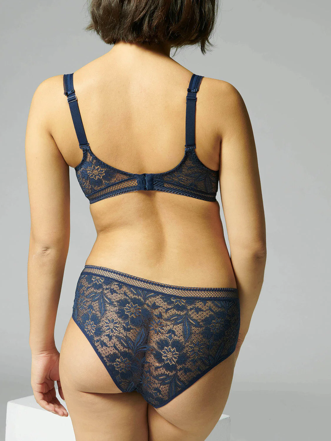 Full cup bra - Night Blue - Image 4