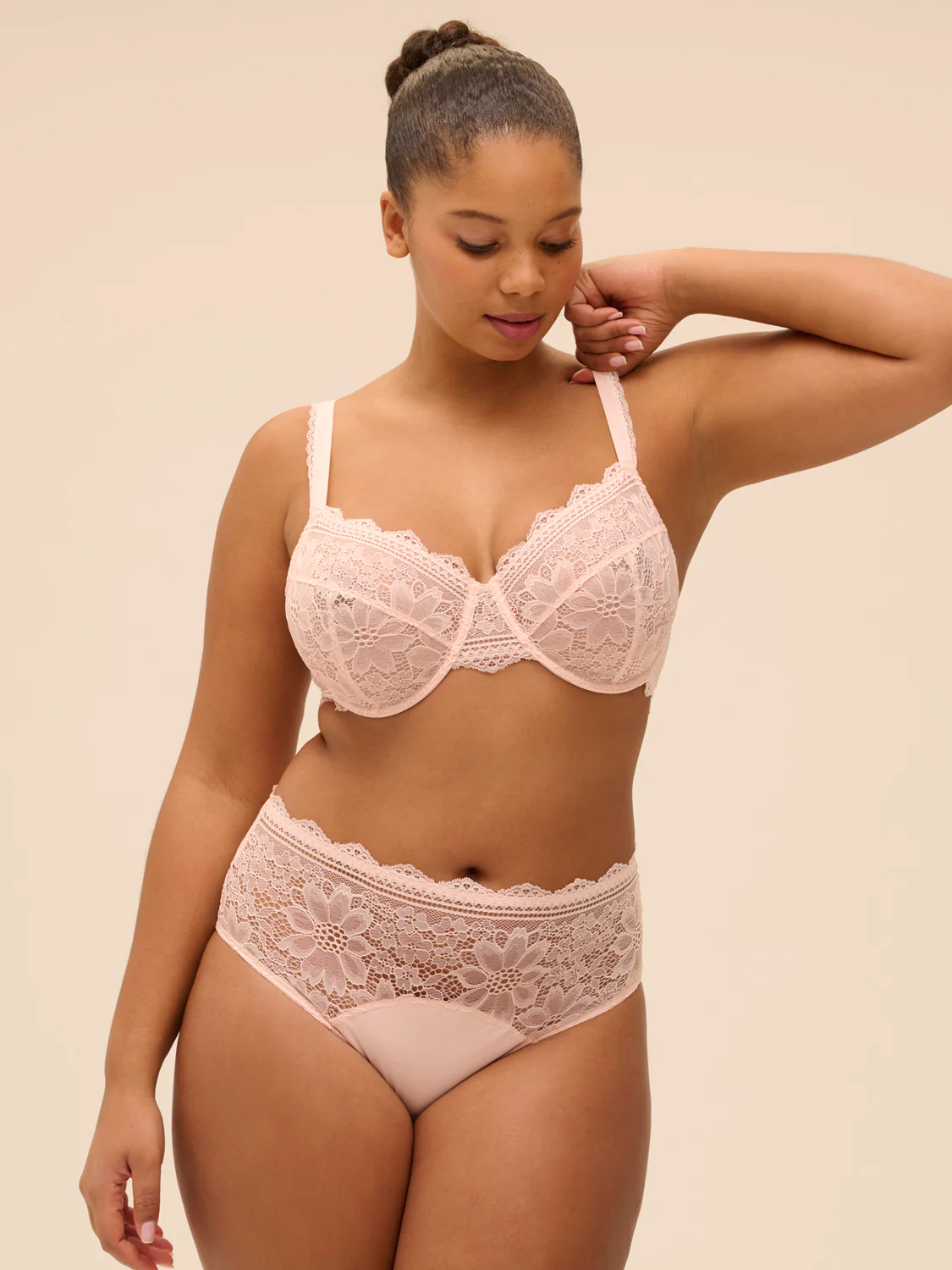 Full cup bra - Petal Powder - Image 13