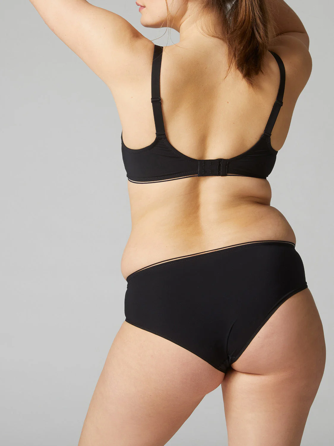 Full cup plunge bra - Black - Image 11