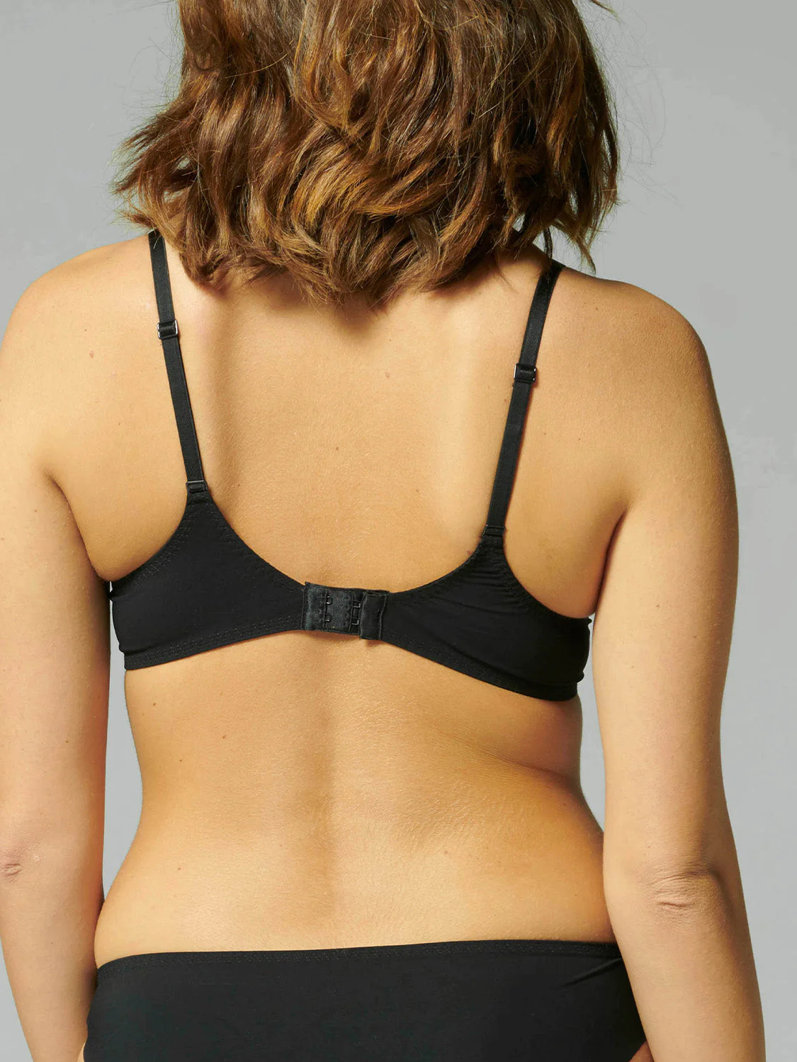 Full cup plunge bra - Black - Image 5