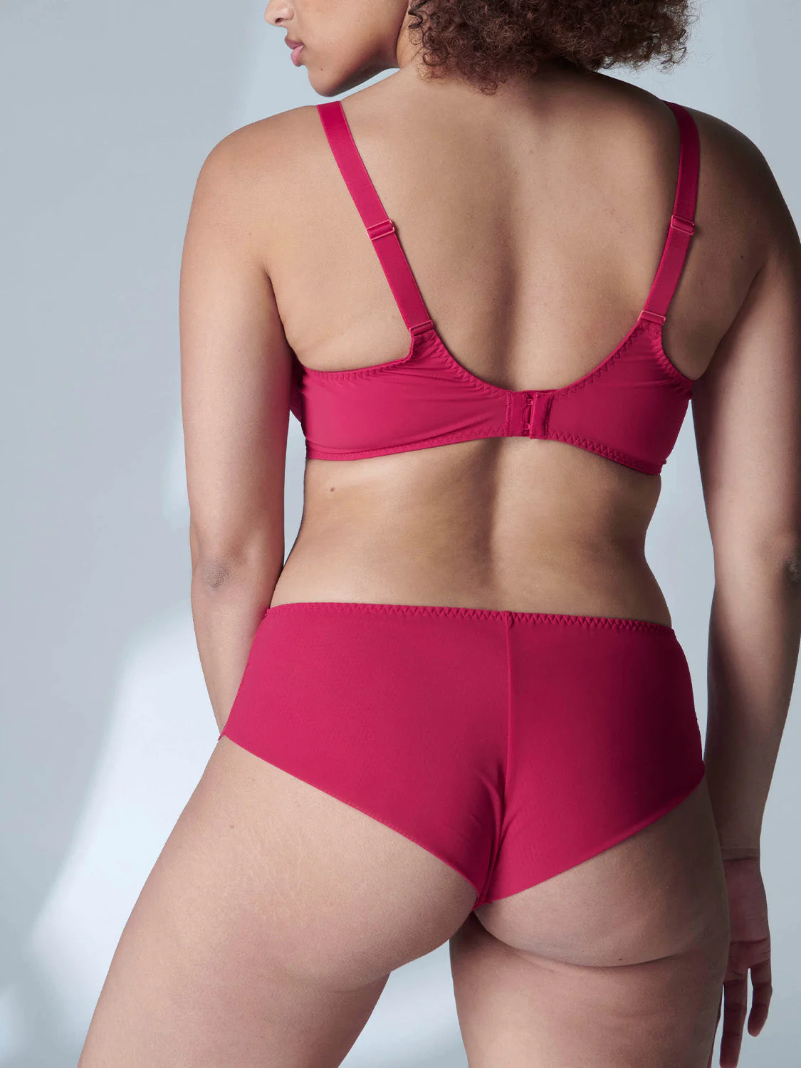 Full cup plunge bra - Cranberry - Image 9
