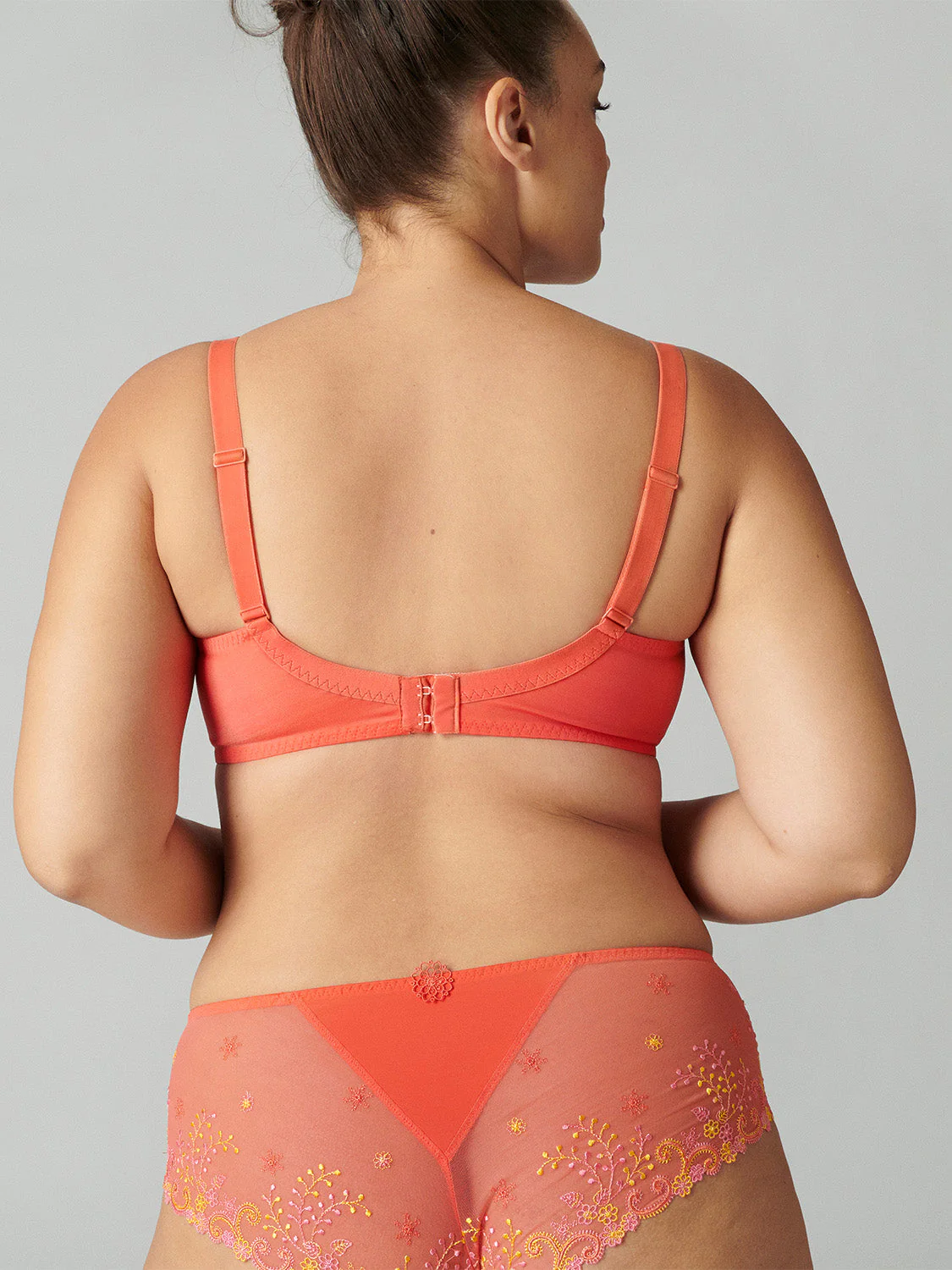 Full cup plunge bra - Mango - Image 10