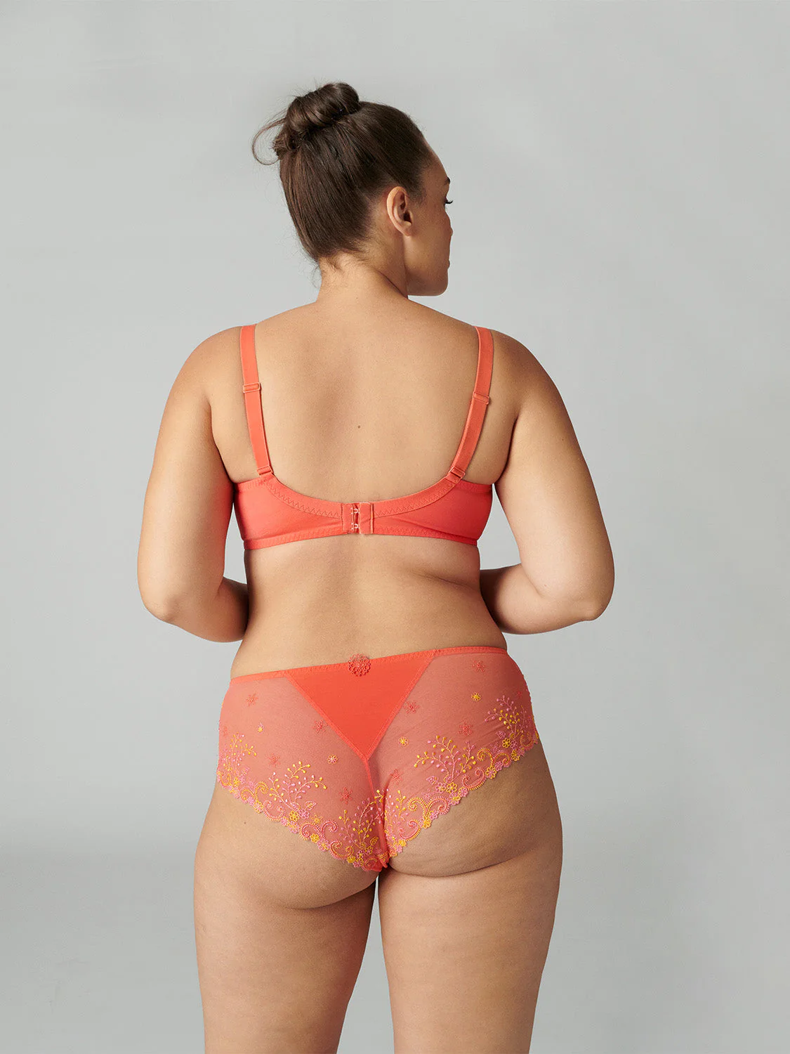 Full cup plunge bra - Mango - Image 9