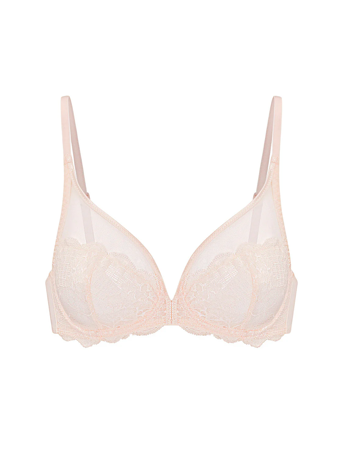Full cup plunge bra - Sakura pink - Image 6