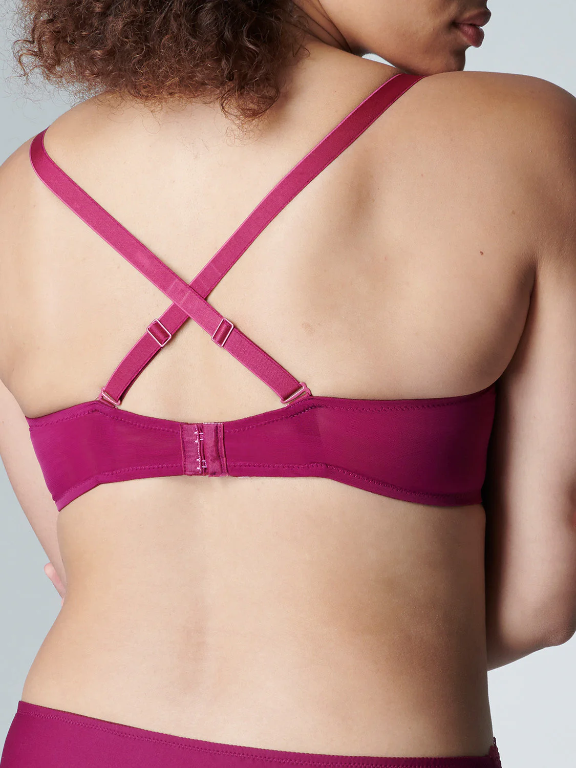 Full cup plunge bra - Syrah - Image 15