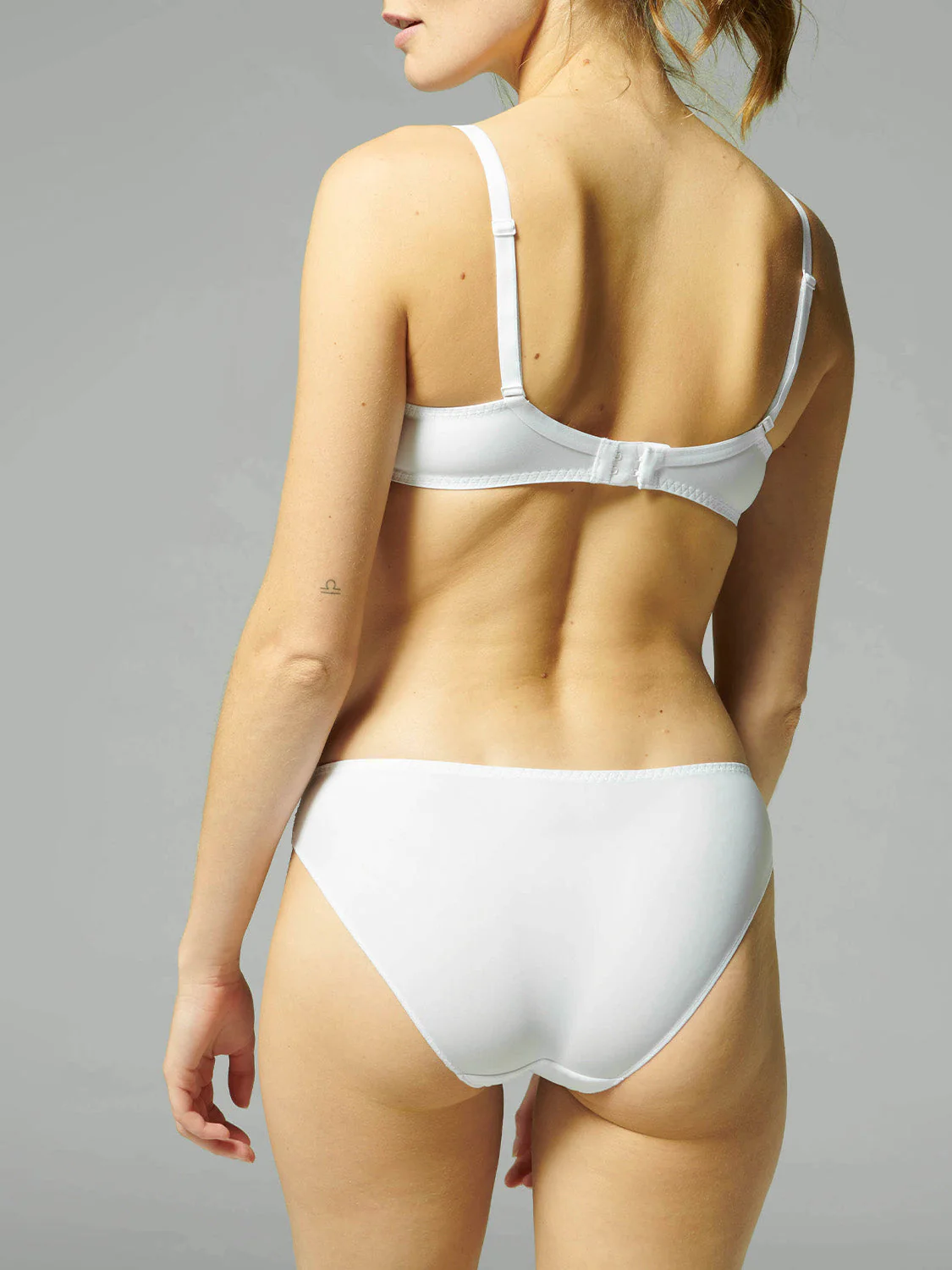 Full cup plunge bra - White - Image 4