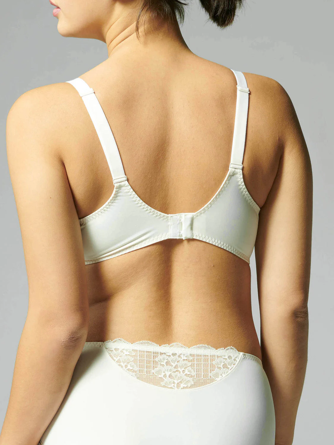 Full cup plunge bra - White - Image 10