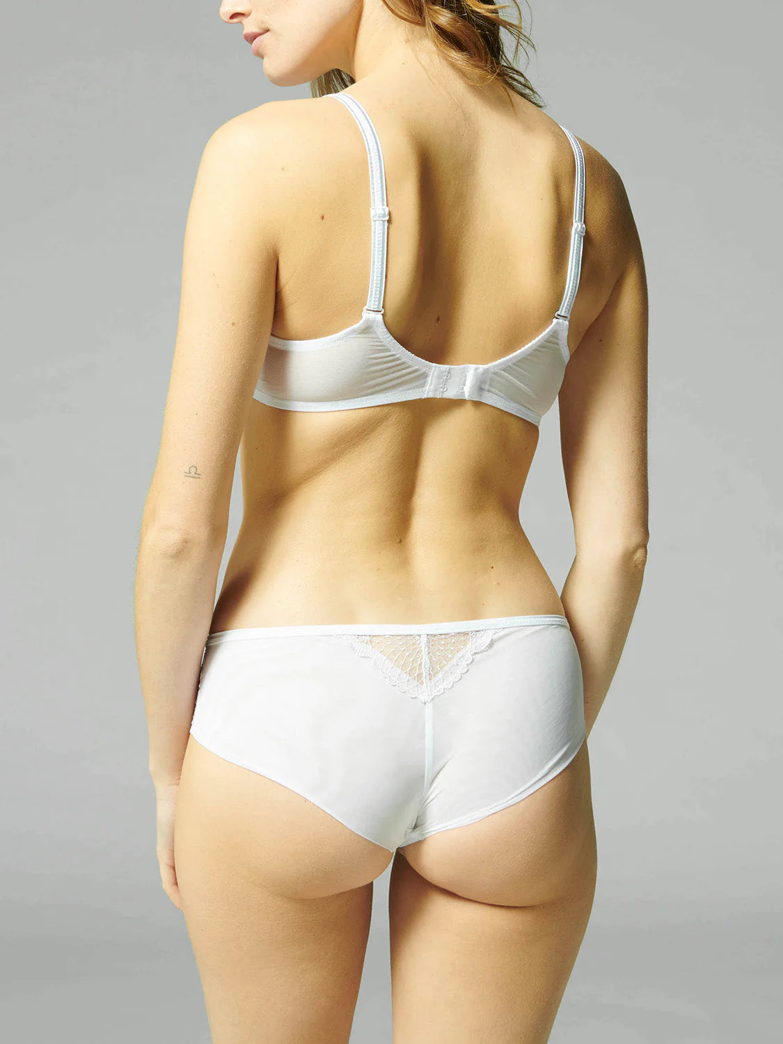 Full cup plunge bra - White - Image 4