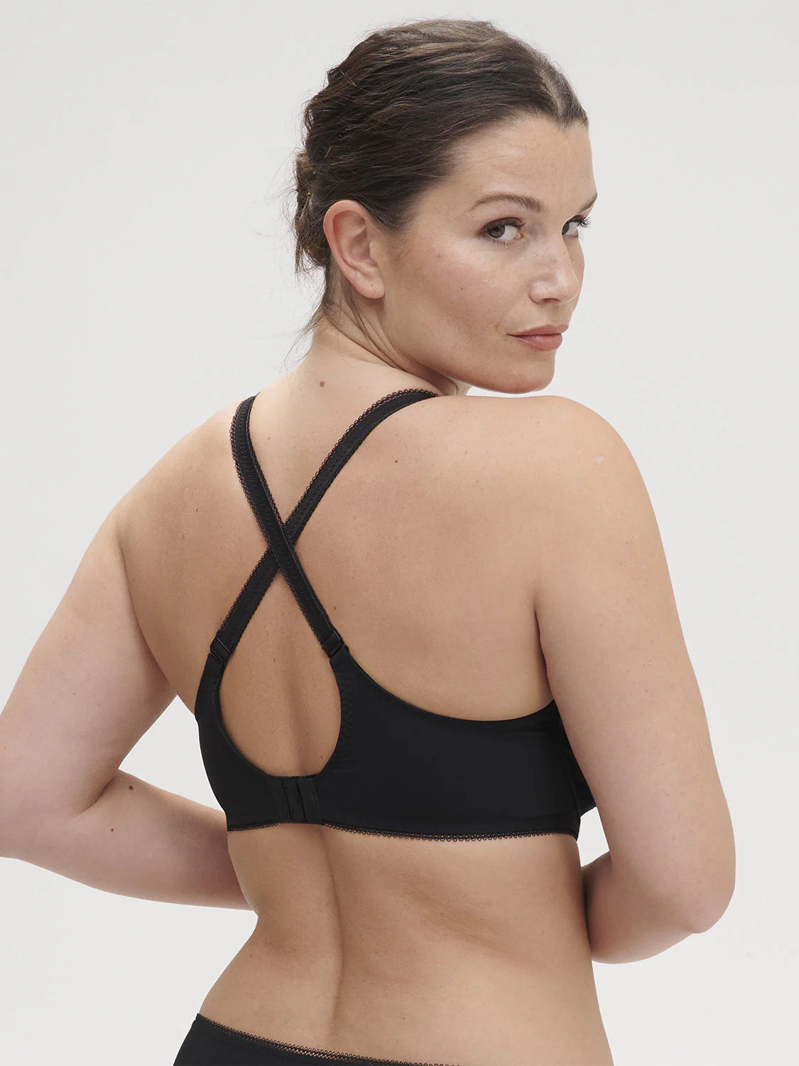 Full cup support bra - Black - Image 7