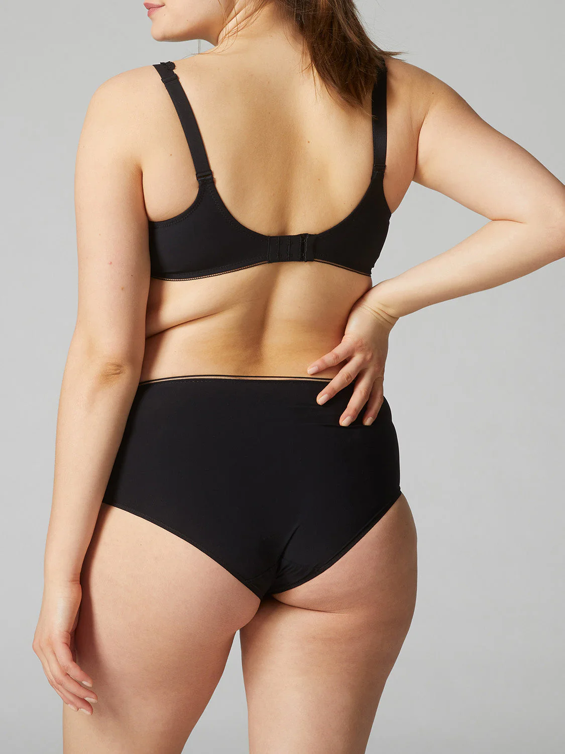 Full cup support bra - Black - Image 2