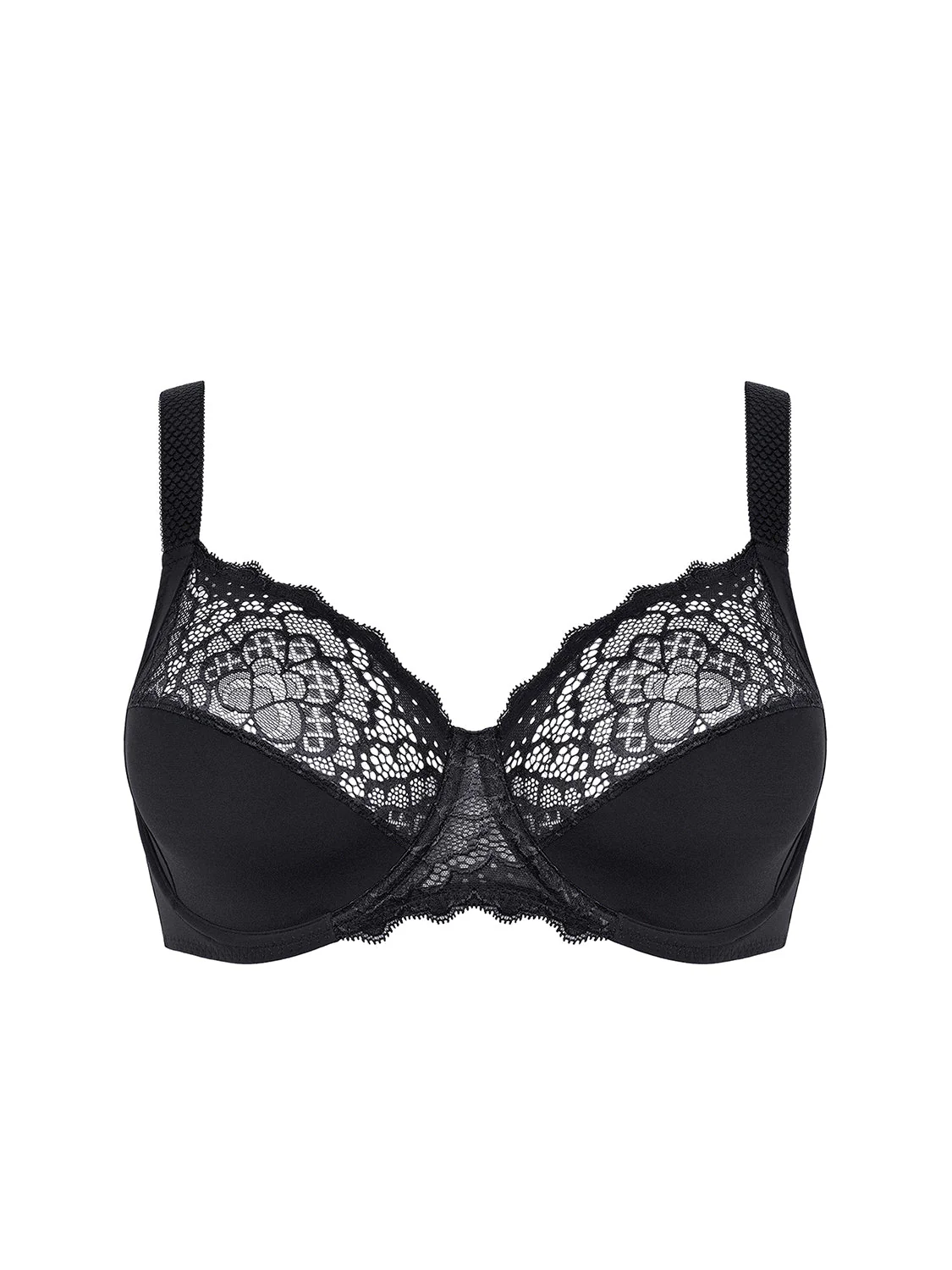 Full cup support bra - Black - Image 6