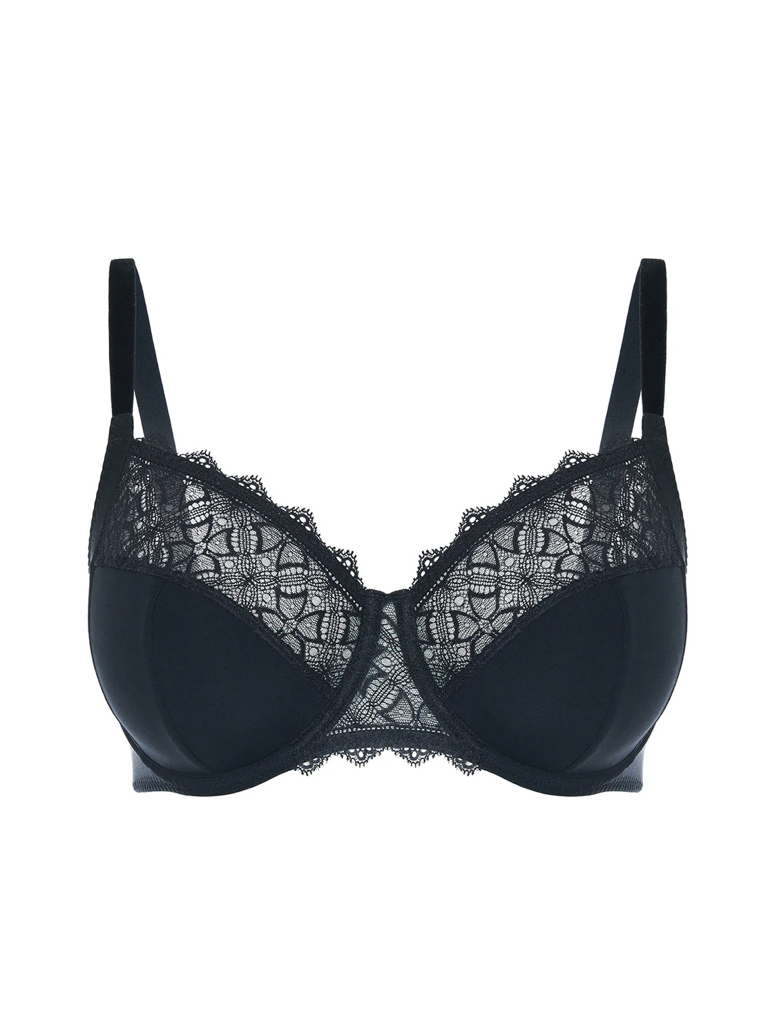 Full cup support bra - Black - Image 8
