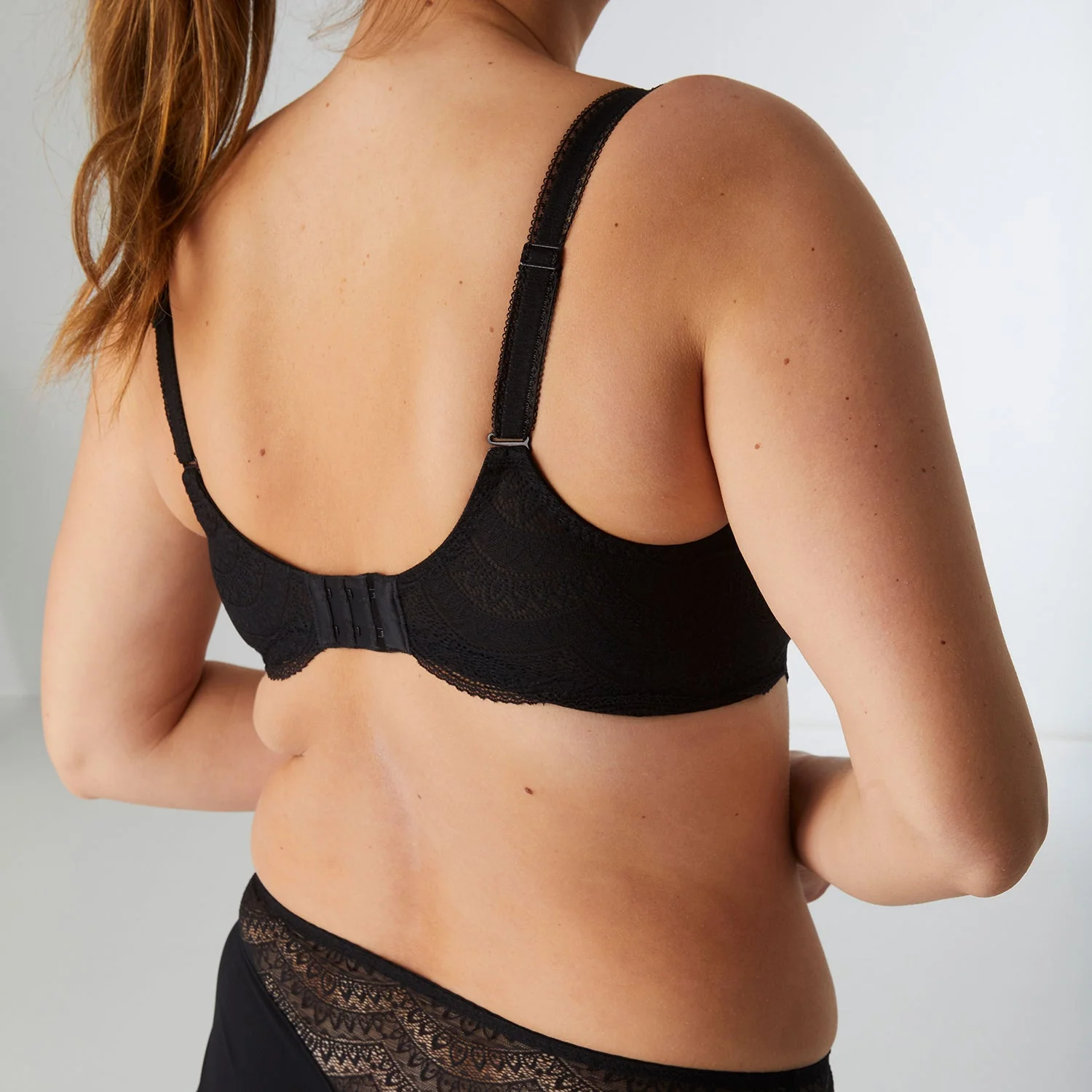 Full cup support bra - Black - Image 10