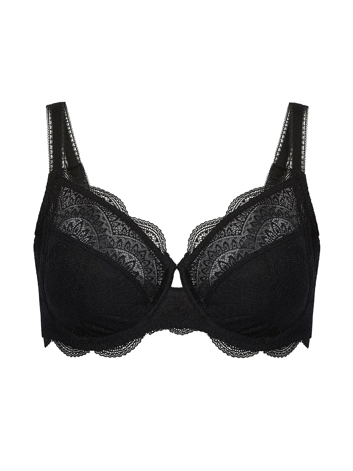Full cup support bra - Black - Image 13