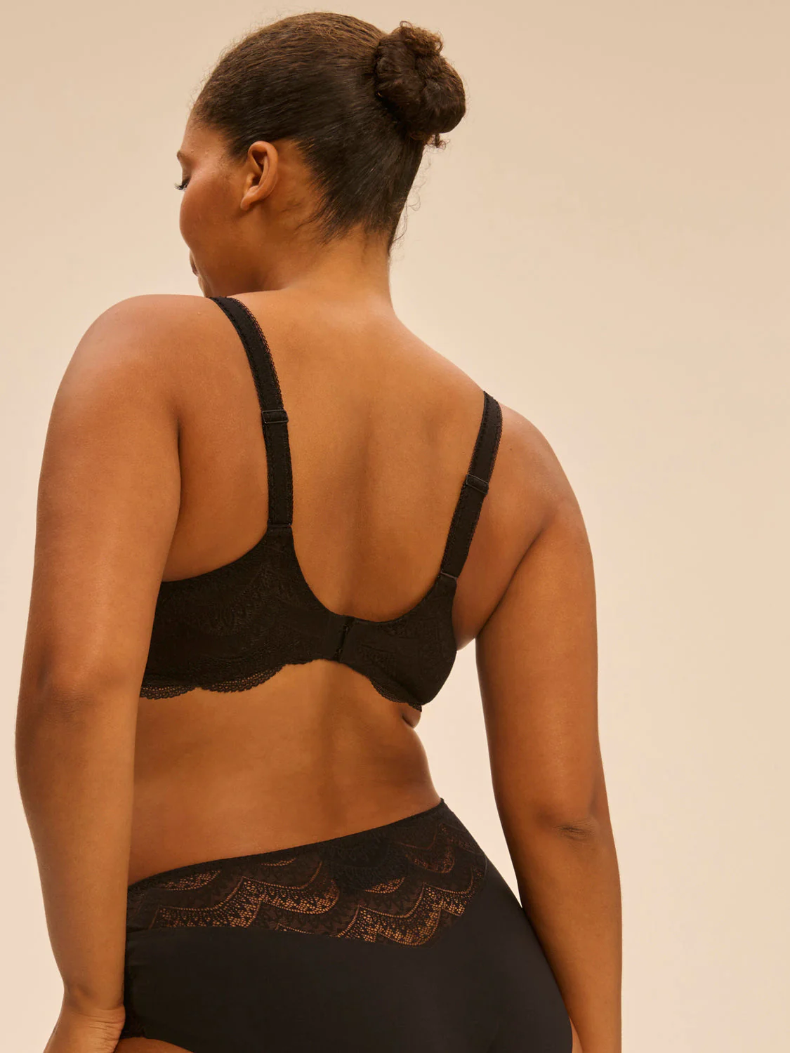 Full cup support bra - Black - Image 3
