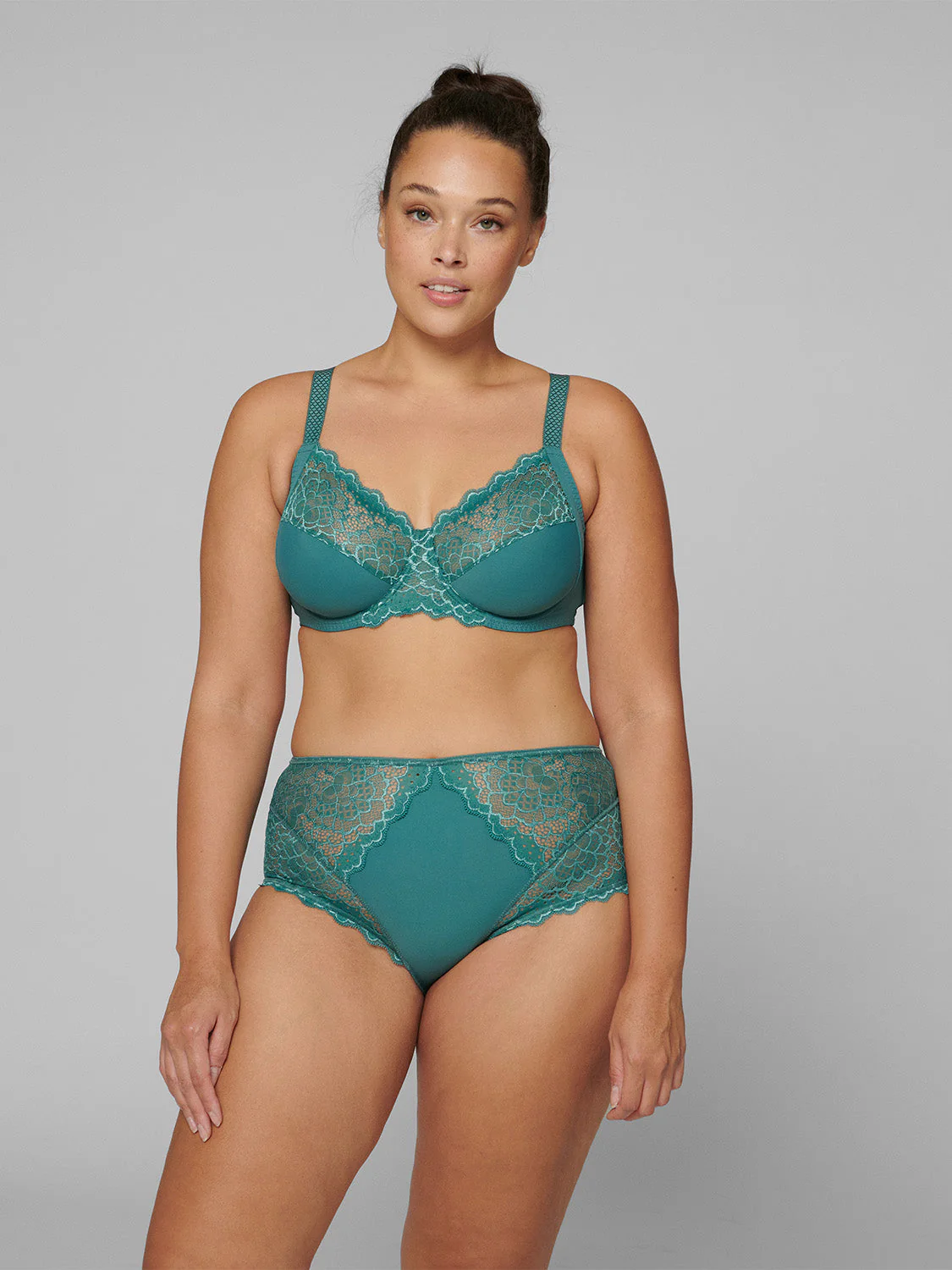 Full cup support bra - Boreal Green - Image 2