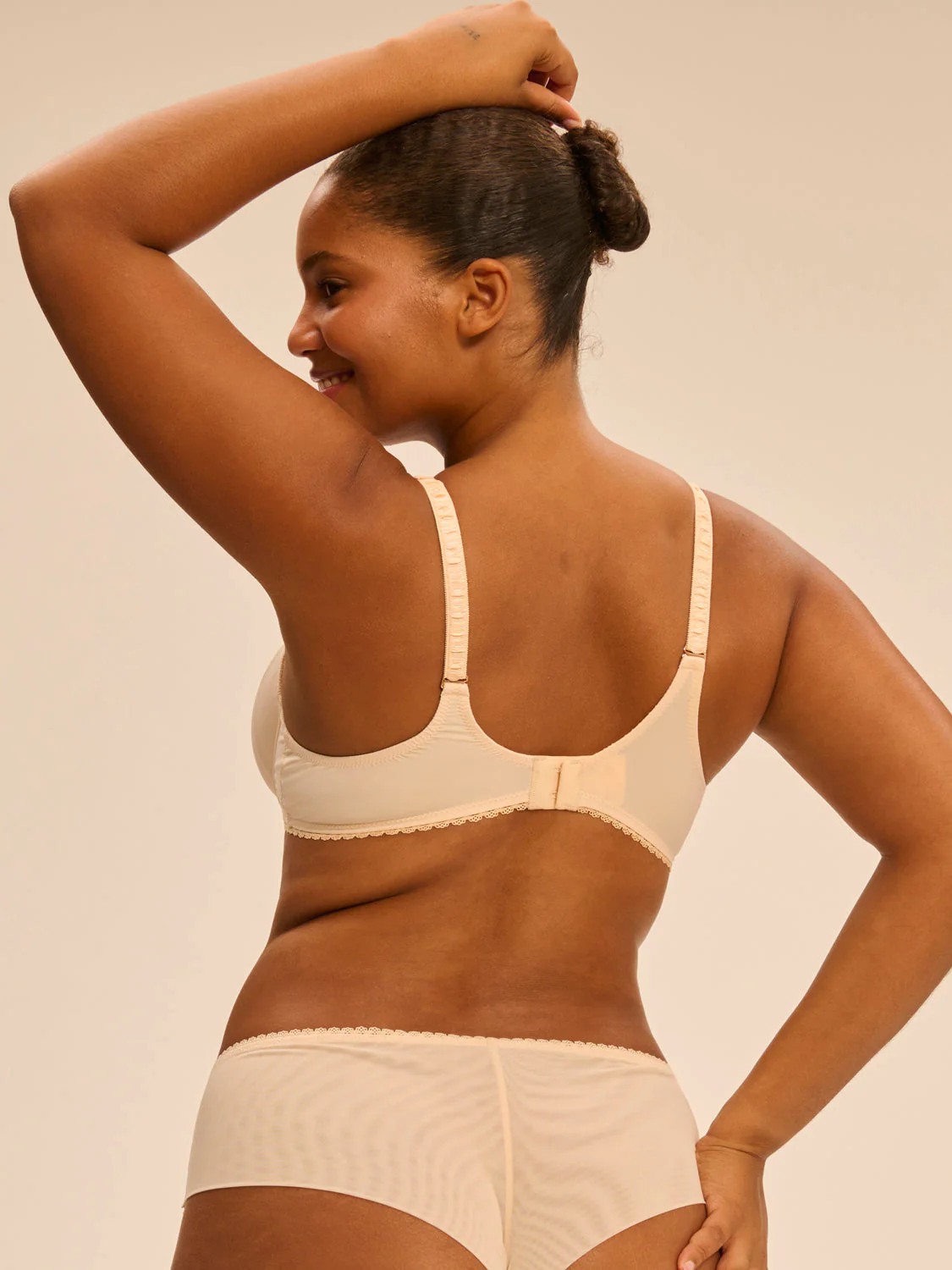 Full cup support bra - Chic Beige - Image 3