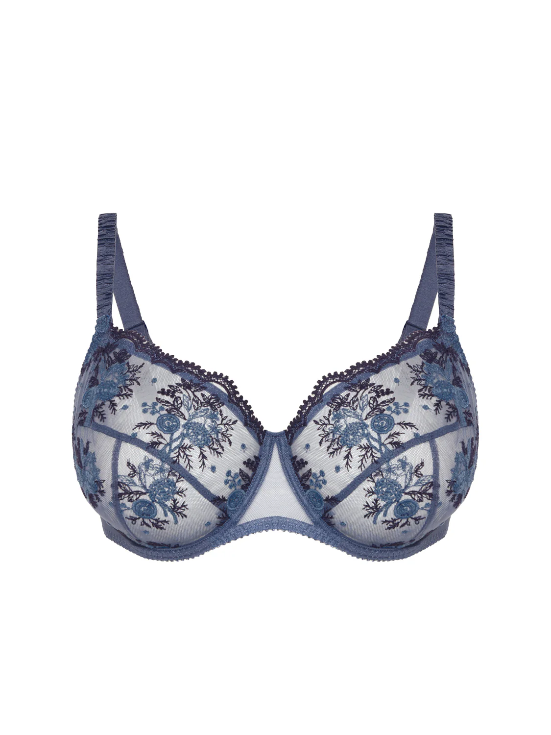 Full cup support bra - Cinder Blue - Image 5