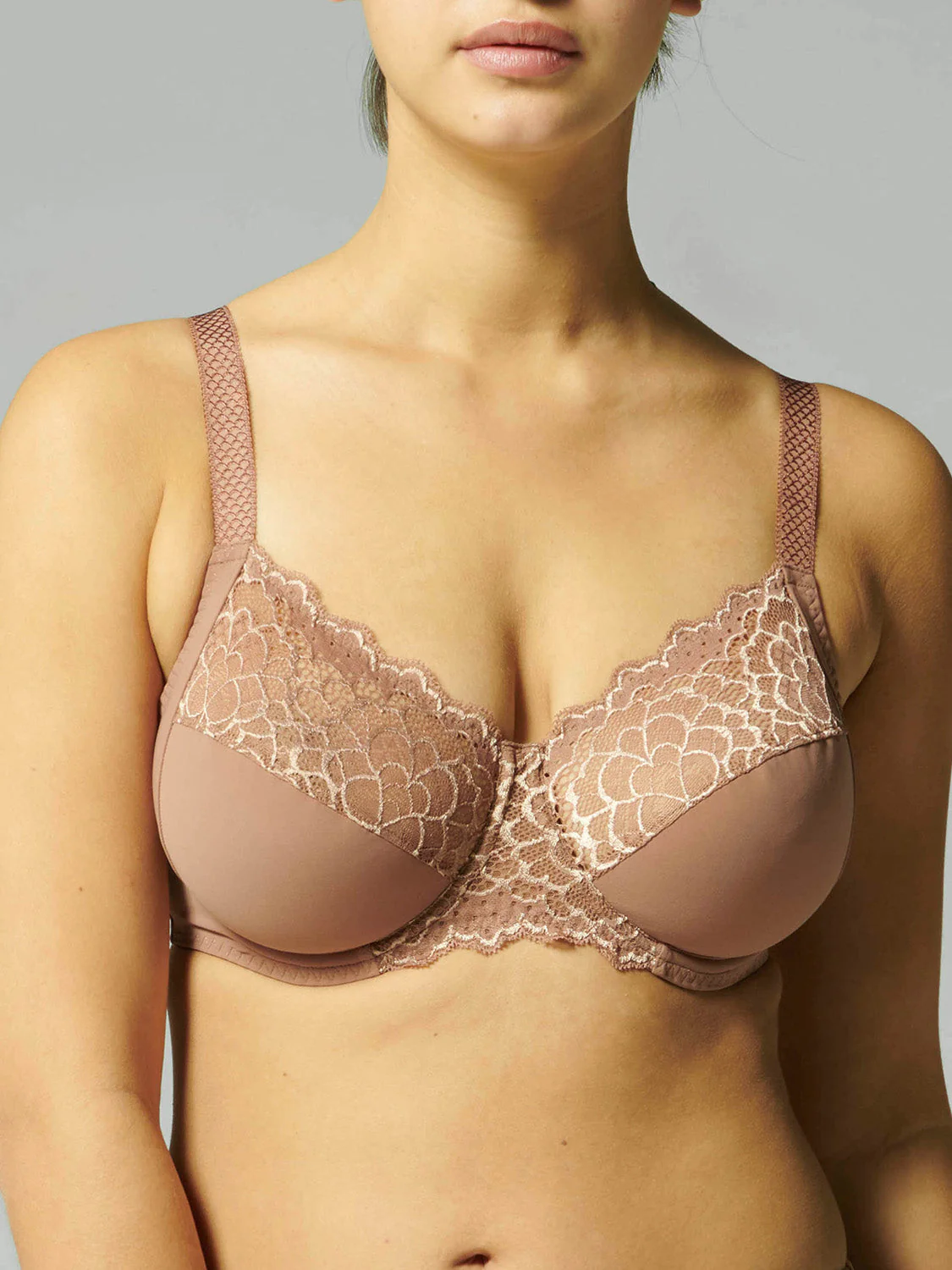 Full cup support bra - Coco brown - Image 3
