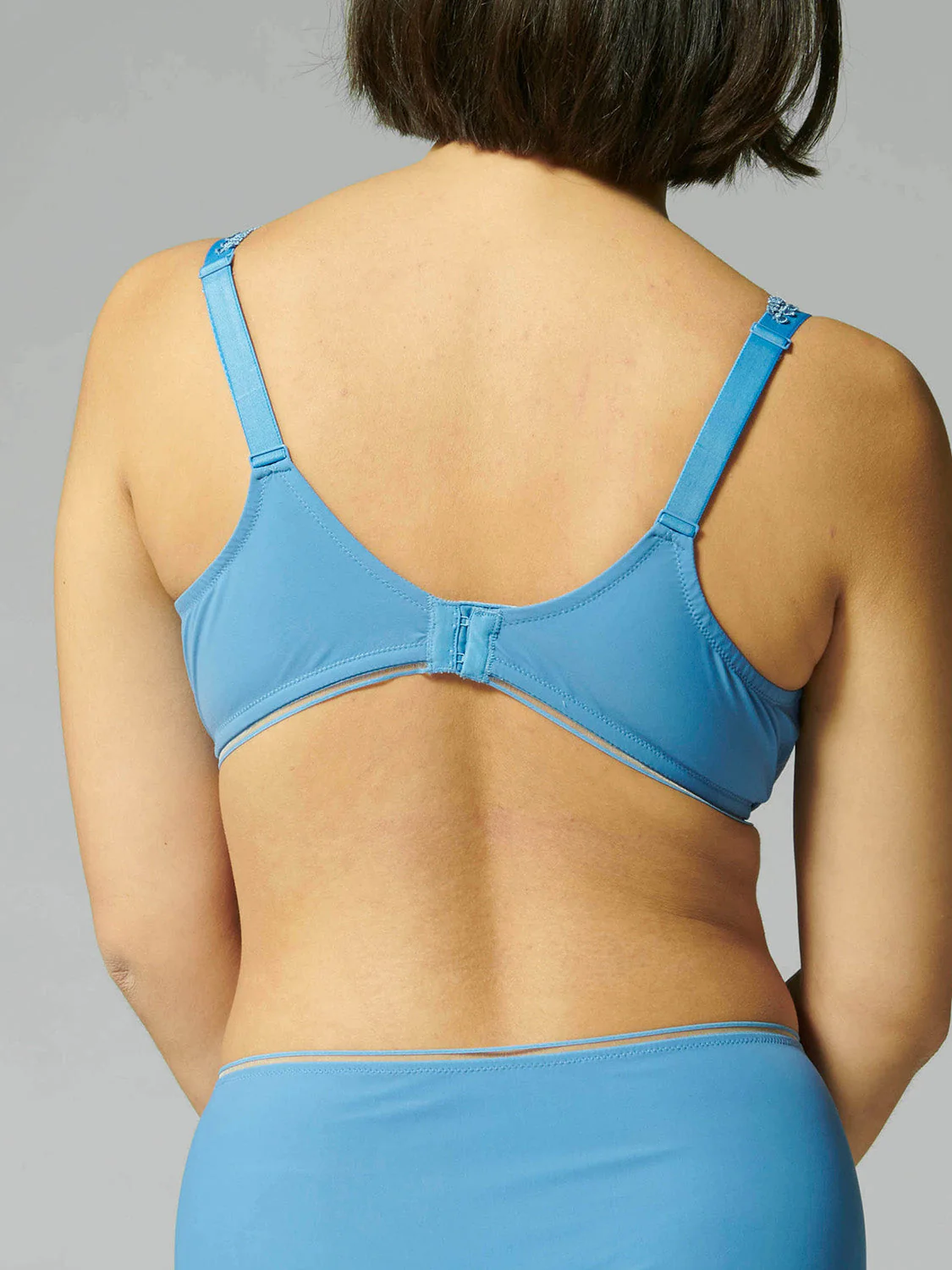 Full cup support bra - Denim - Image 5