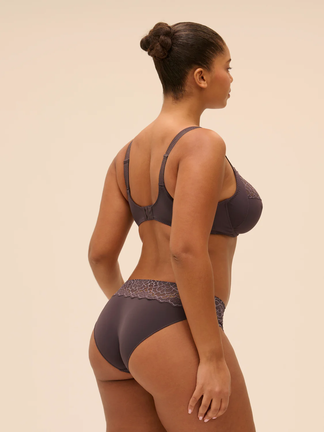 Full cup support bra - Graphite Grey - Image 6