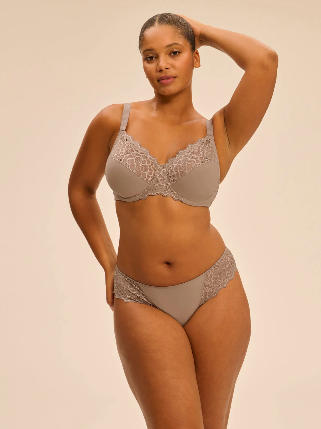 Full cup support bra - Grege - Image 4