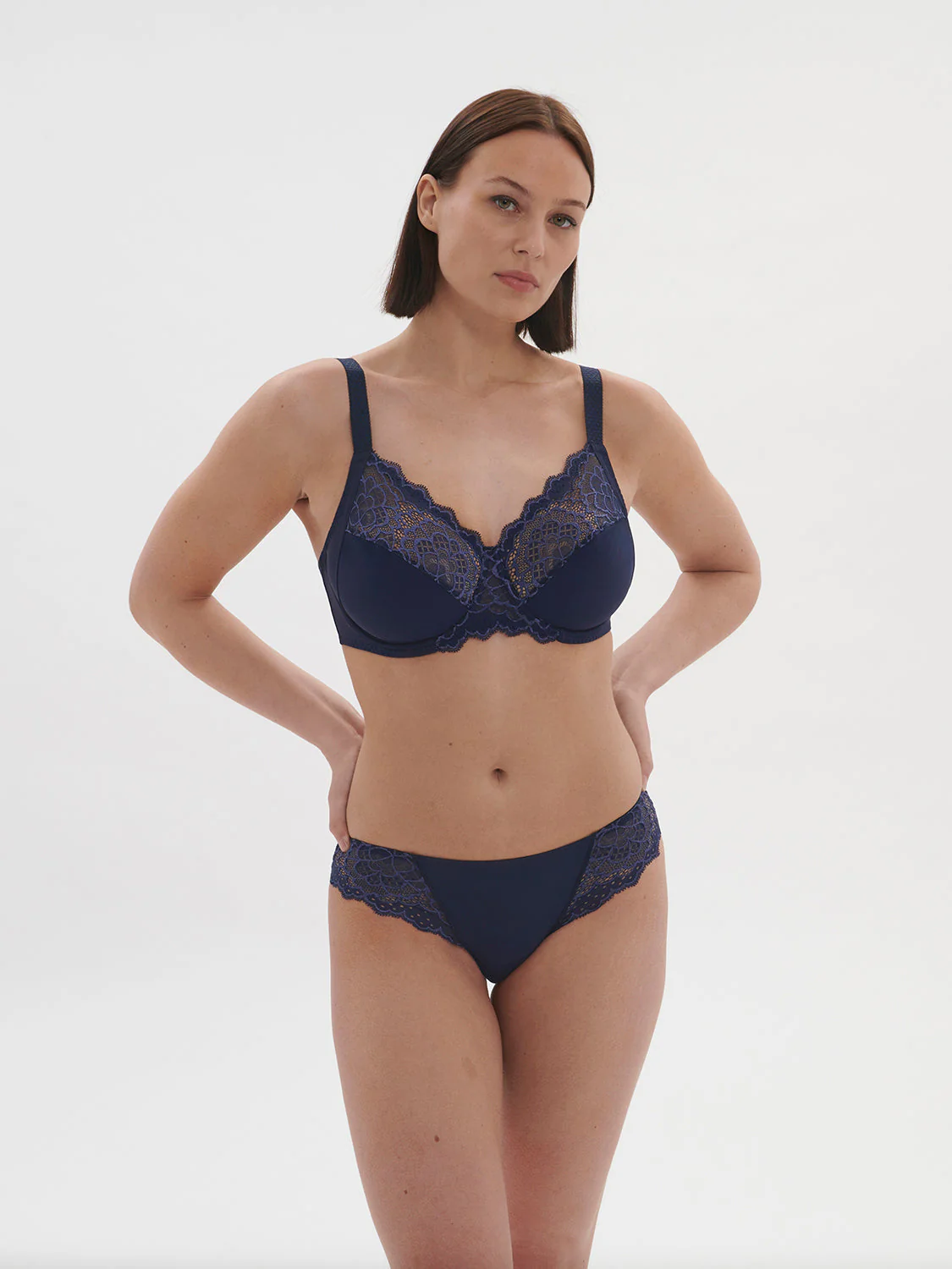 Full cup support bra - Ink Blue - Image 4
