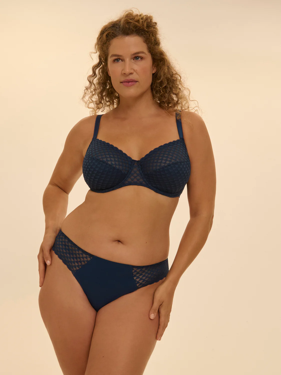 Full cup support bra - Midnight - Image 2