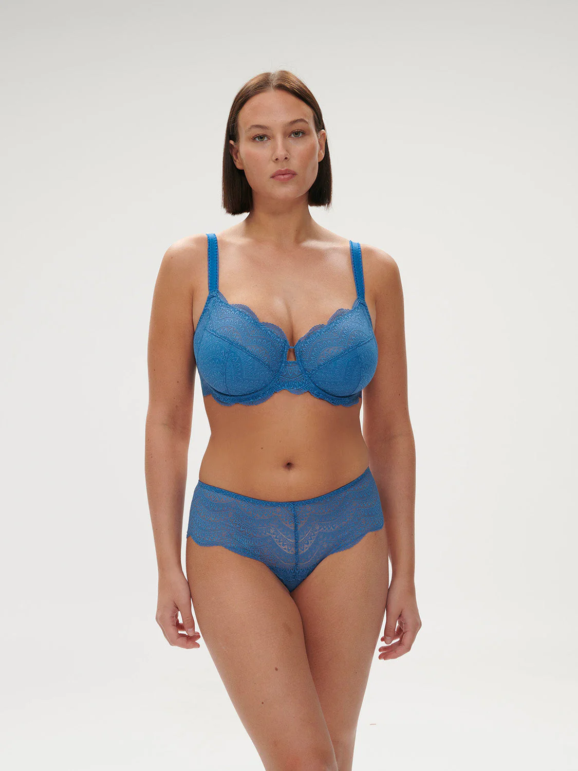 Full cup support bra - Myosotis Blue - Image 4