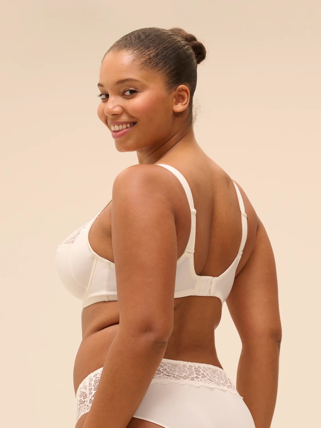 Full cup support bra - Natural - Image 5