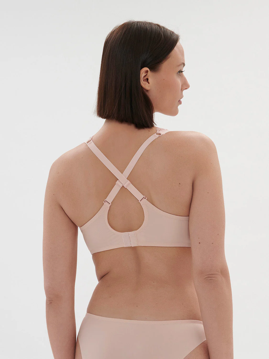 Full cup support bra - Petal Powder - Image 4