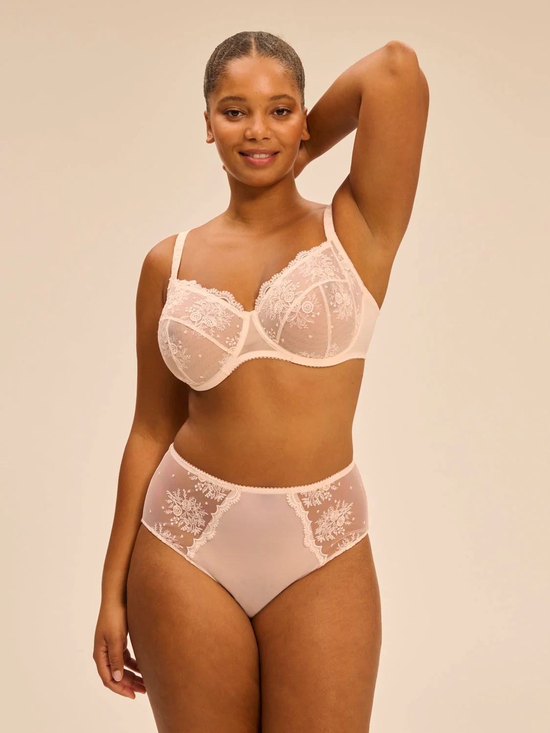 Full cup support bra - Sakura pink - Image 5