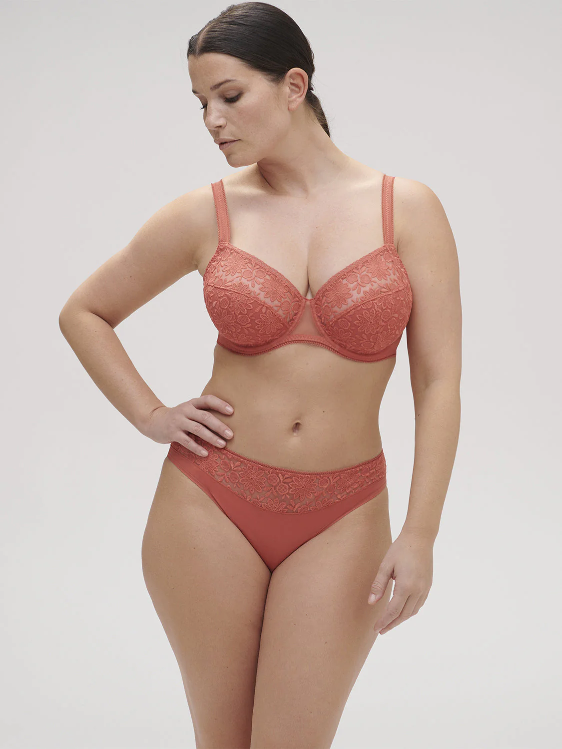 Full cup support bra - Texas Pink - Image 5